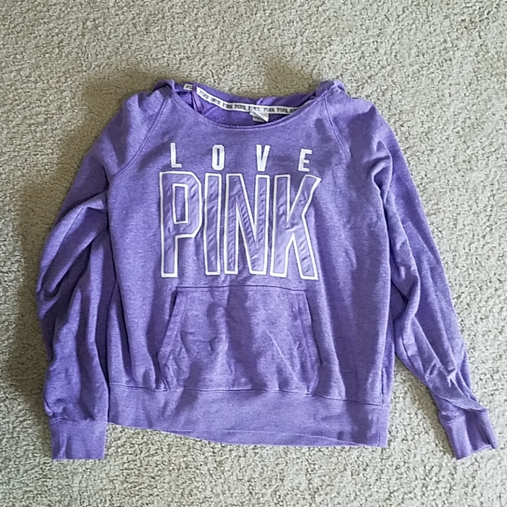 VS pink hoodie